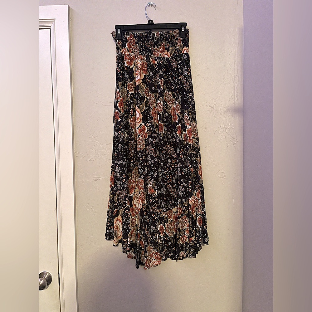 Rachel Zoe Paisley Floral Midi Skirt, Size Small